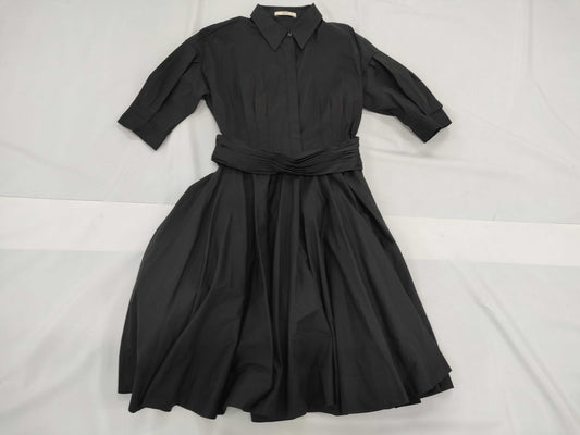 PRADA Short Sleeve Black Dress