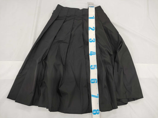PRADA Skirt with nylon belt and triangle plate, black skirt