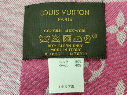 LOUIS VUITTON Monogram M70273 Monogram Shawl Stole Other Apparel