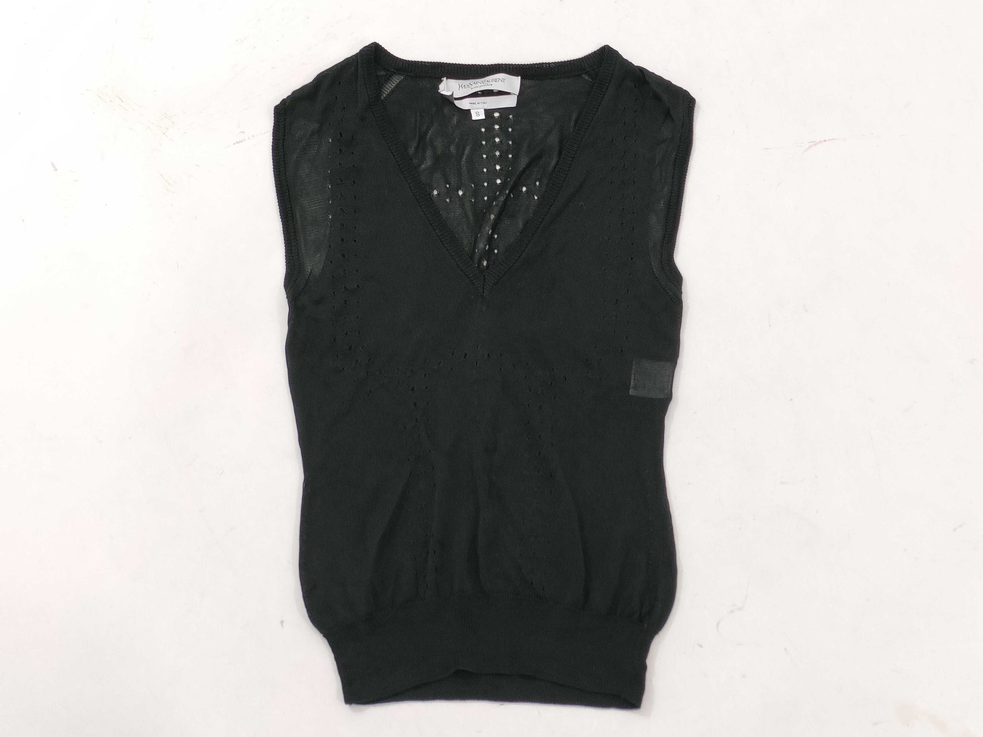 Yves Saint Laurent Vest/Black Vest