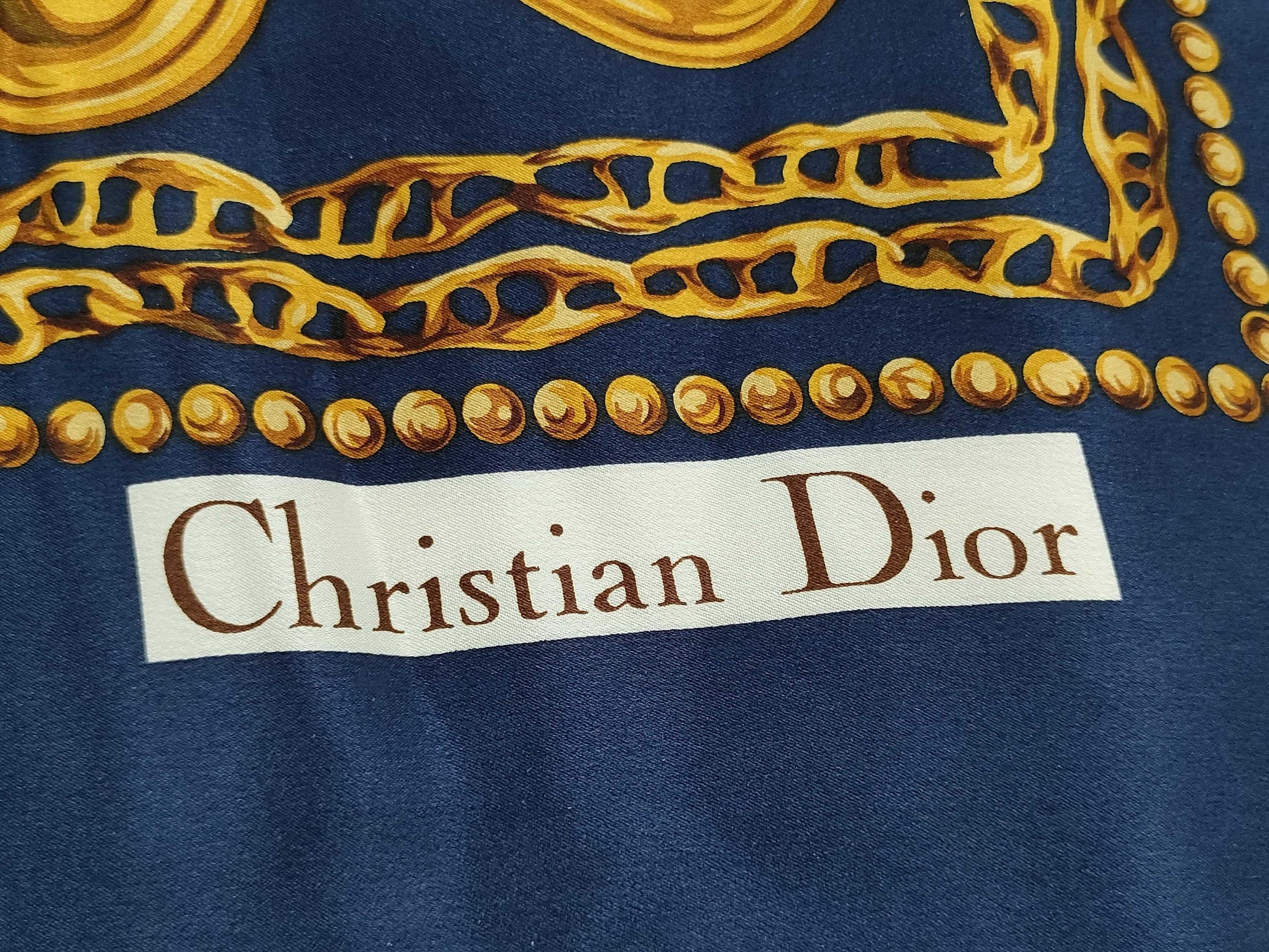 Dior CD logo scarf