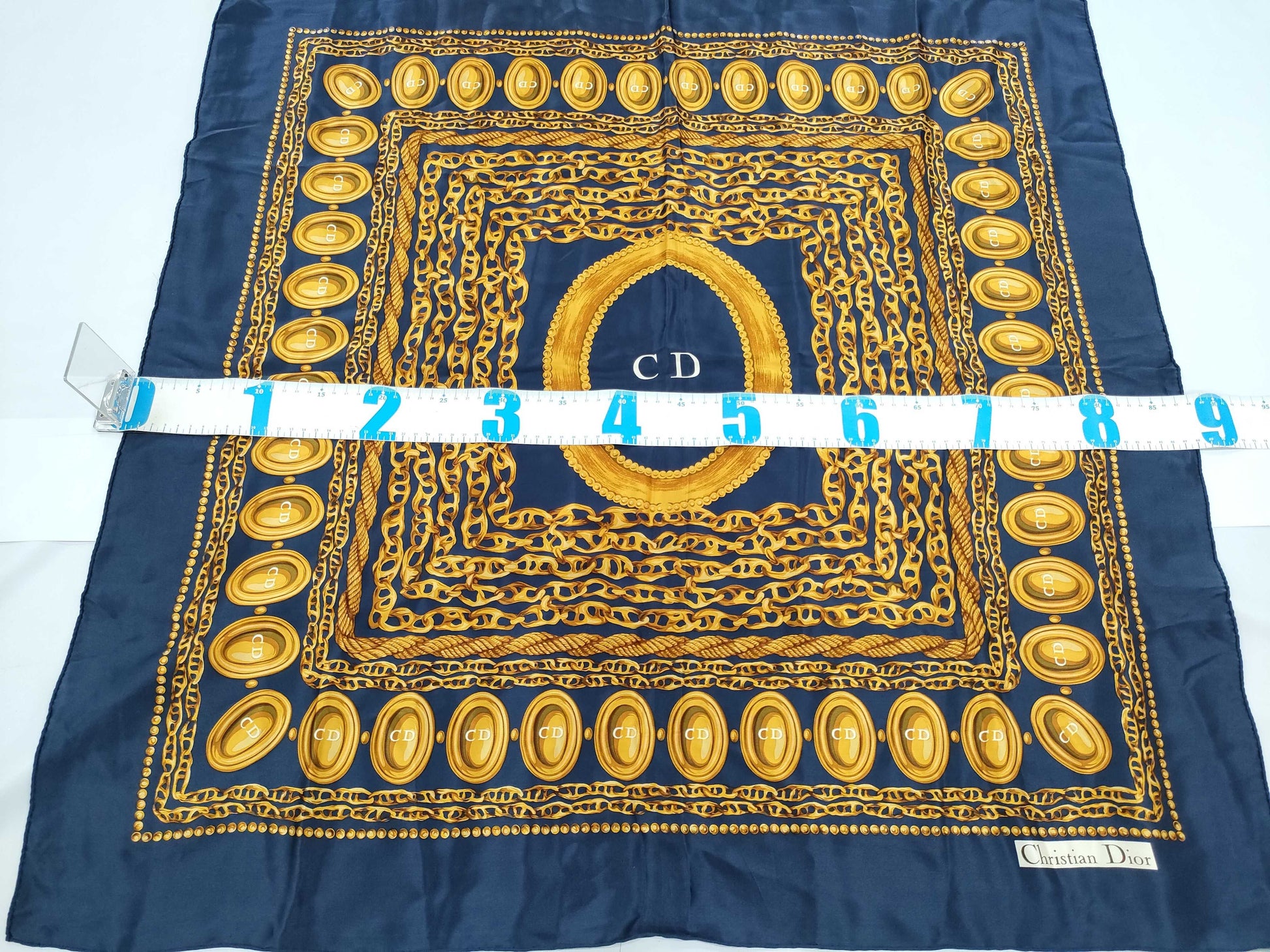 Dior CD logo scarf
