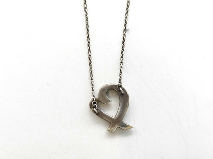 Tiffany & Co. Loving Heart Necklace with 1 Diamond, SV925, 2.7g