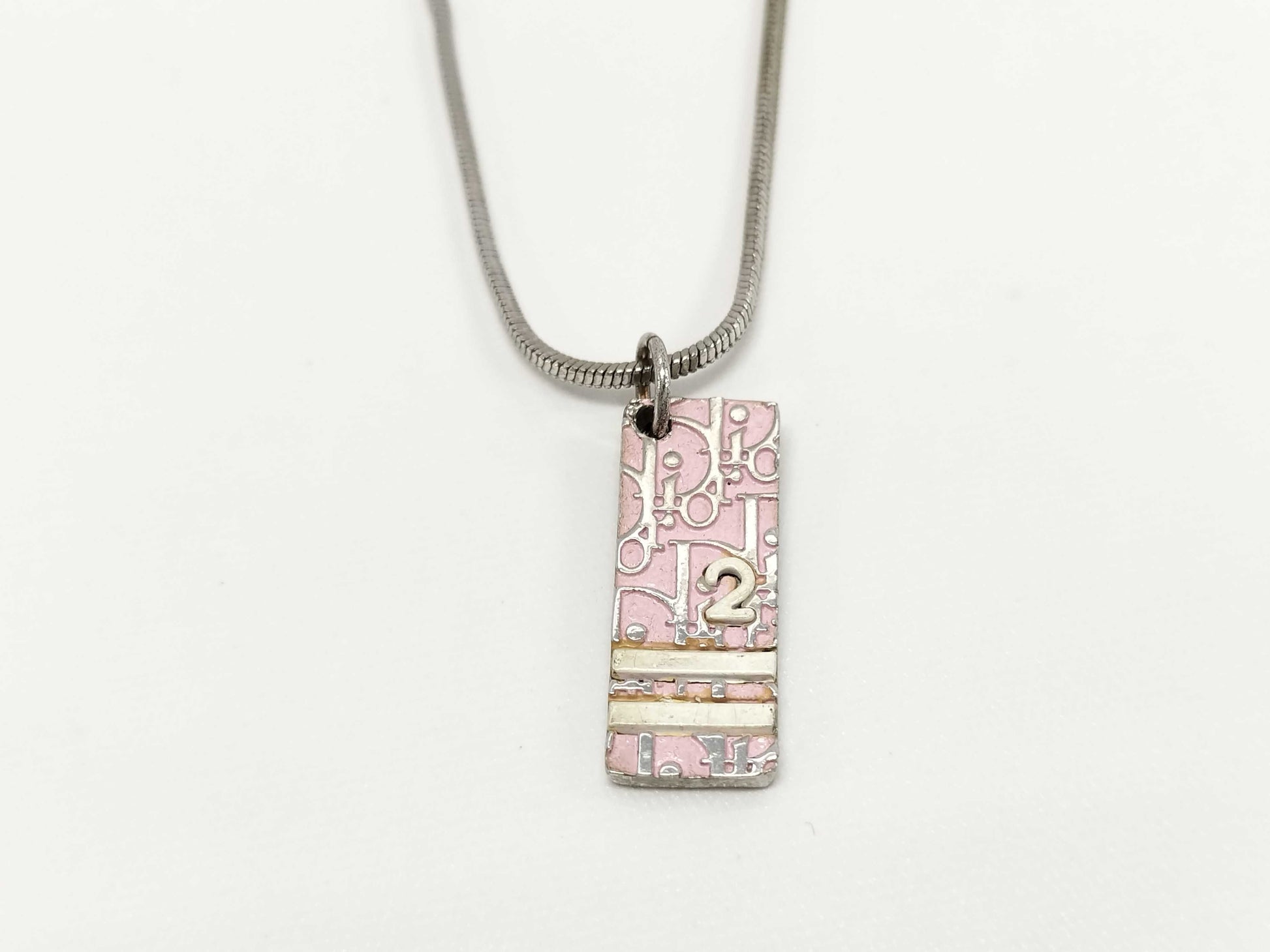 Dior Trotter Necklace Pink Necklace