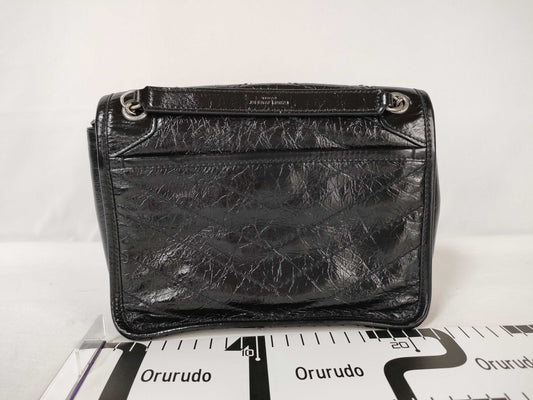Yves Saint Laurent Paris Niki Leather Chain Shoulder Bag 633151