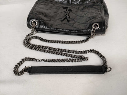 Yves Saint Laurent Paris Niki Leather Chain Shoulder Bag 633151