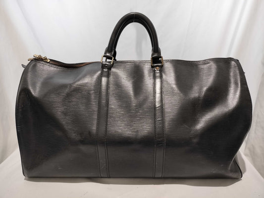 LOUIS VUITTON Epi Keepall 60 Boston Bag M42942