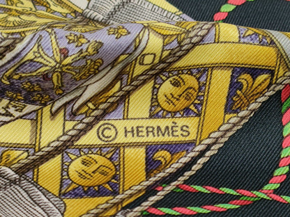 HERMES Carre Carre Tambour Drum Scarf