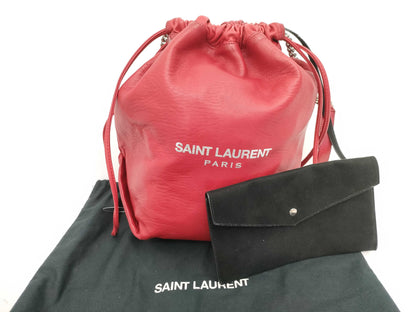 Yves Saint Laurent Teddy Drawstring Shoulder Bag