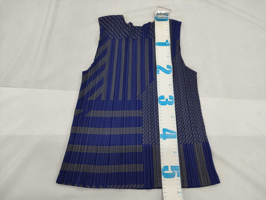 ISSEY MIYAKE Pleats Please Tank Top, All-Over Print
