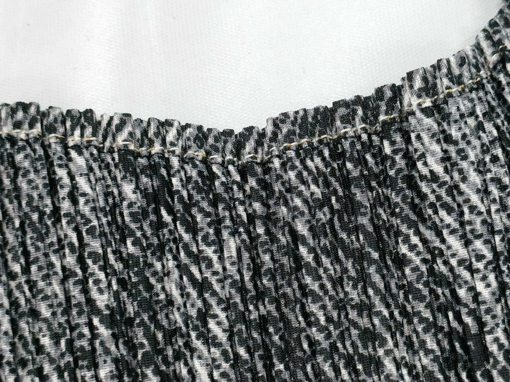 ISSEY MIYAKE Pleats Please Tank Top, All-Over Print, Navy/Gray