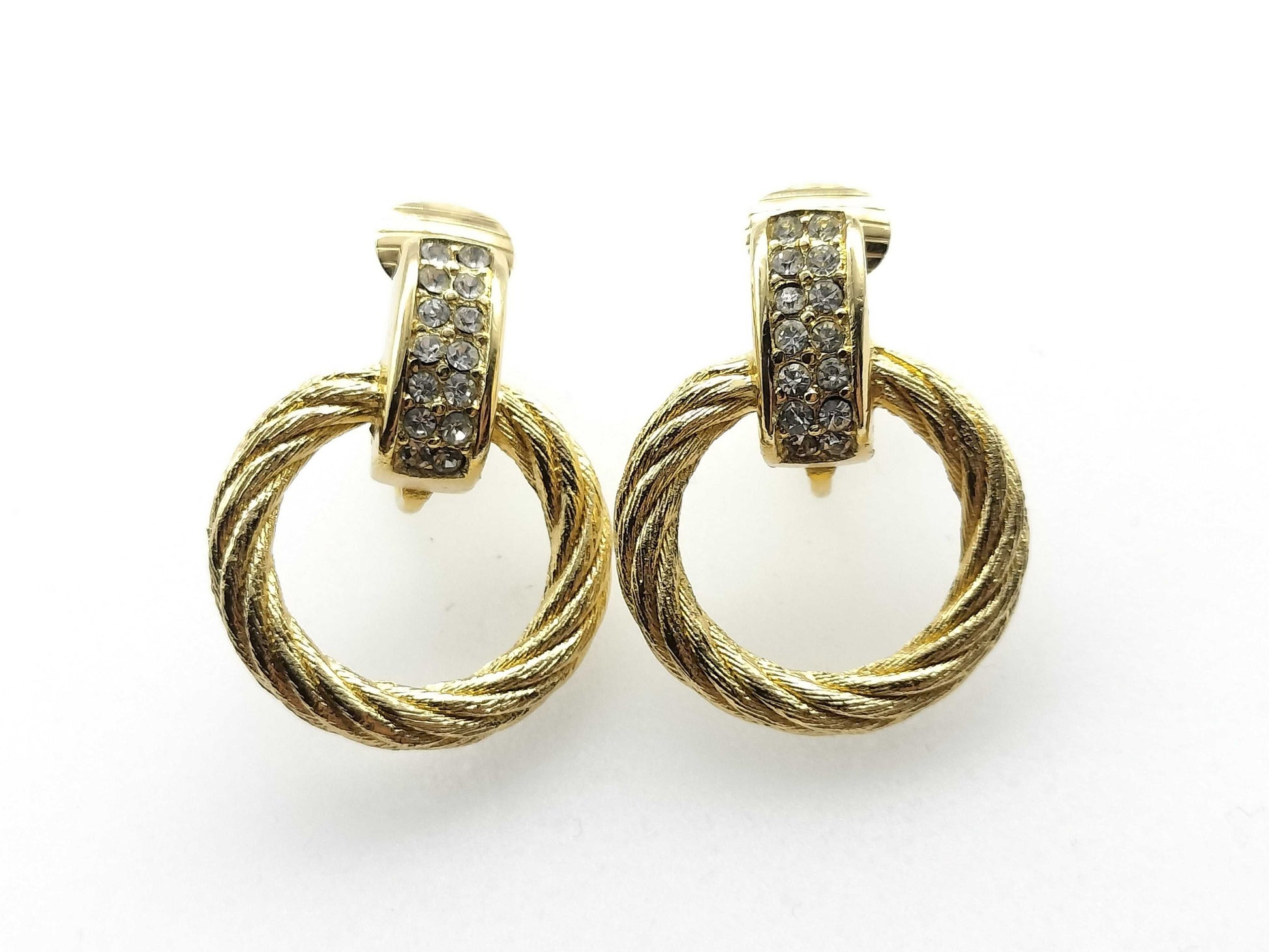 Dior Rhinestone Earrings
