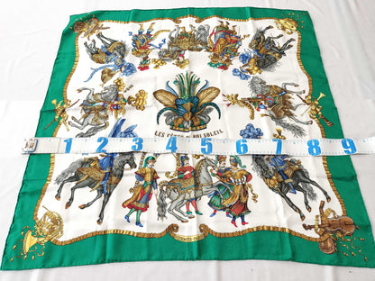 HERMES Carré Daimyo Prince of the Land of the Rising Sun Scarf