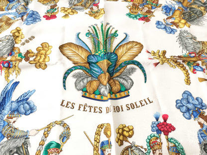 HERMES Carré Daimyo Prince of the Land of the Rising Sun Scarf