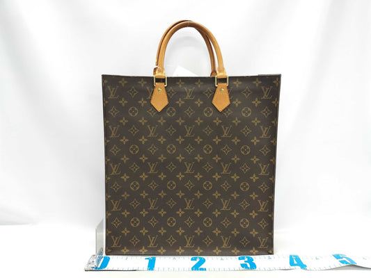 LOUIS VUITTON Monogram Sac Plat M51140 Tote Bag