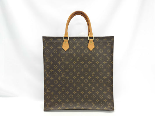 LOUIS VUITTON Monogram Sac Plat M51140 Tote Bag