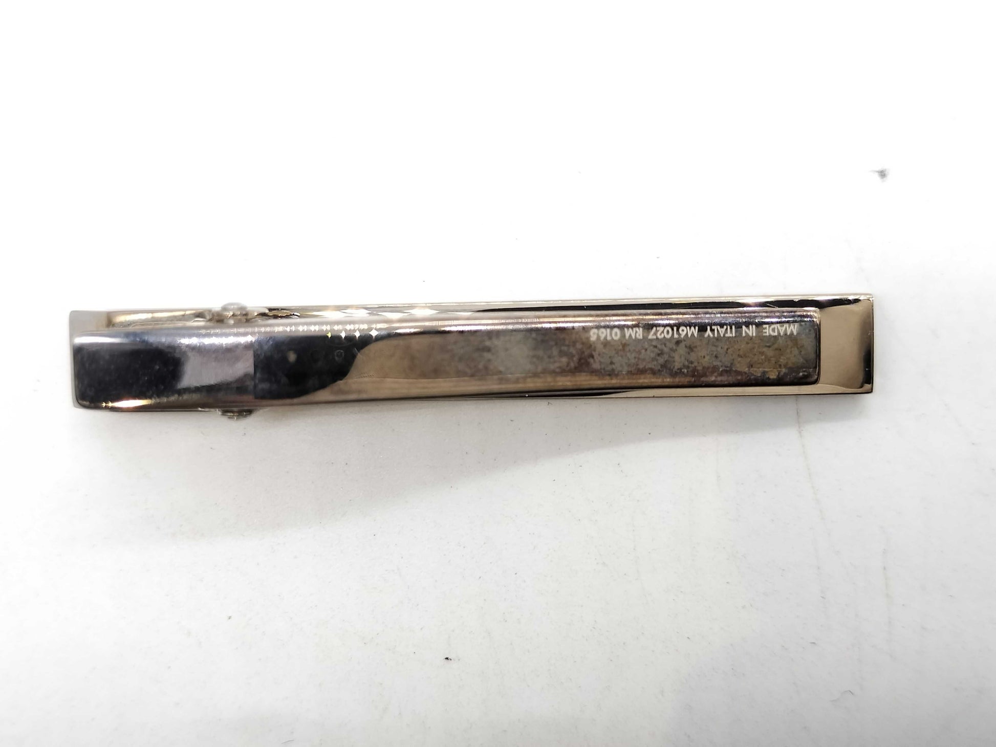 LOUIS VUITTON Damier Azur Tie Clip Tie Clip/Cufflinks