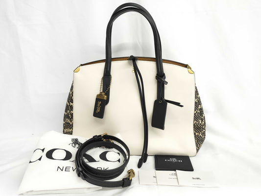 COACH 31725/Cooper/Carriole/Python/Special Order Handbag