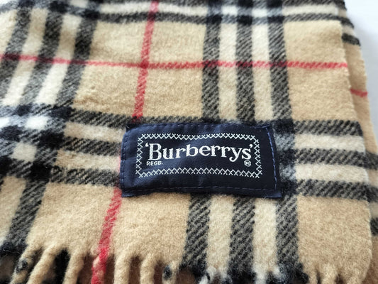 BURBERRY Nova Check Wool Scarf