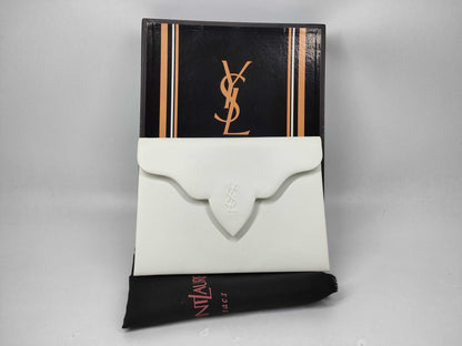 Yves Saint Laurent Clutch Bag White Clutch Bag