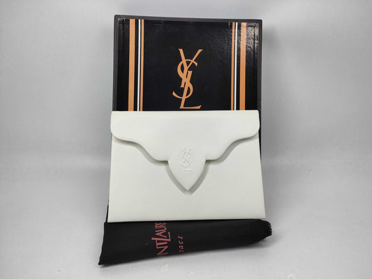 Yves Saint Laurent Clutch Bag White Clutch Bag