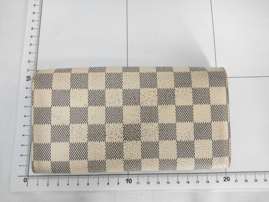LOUIS VUITTON Damier Azur N61735 Portefeuille Sarah Wallet