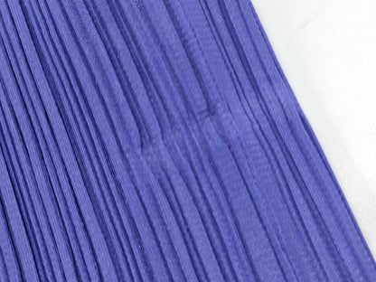 ISSEY MIYAKE Pleats Please Long Sleeve Purple Top
