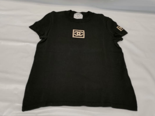 CHANEL Sport 03A T-shirt Black T-shirt