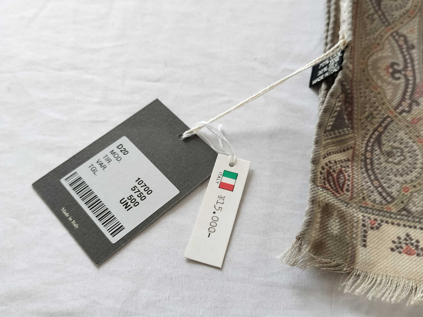 ETRO tagged scarf