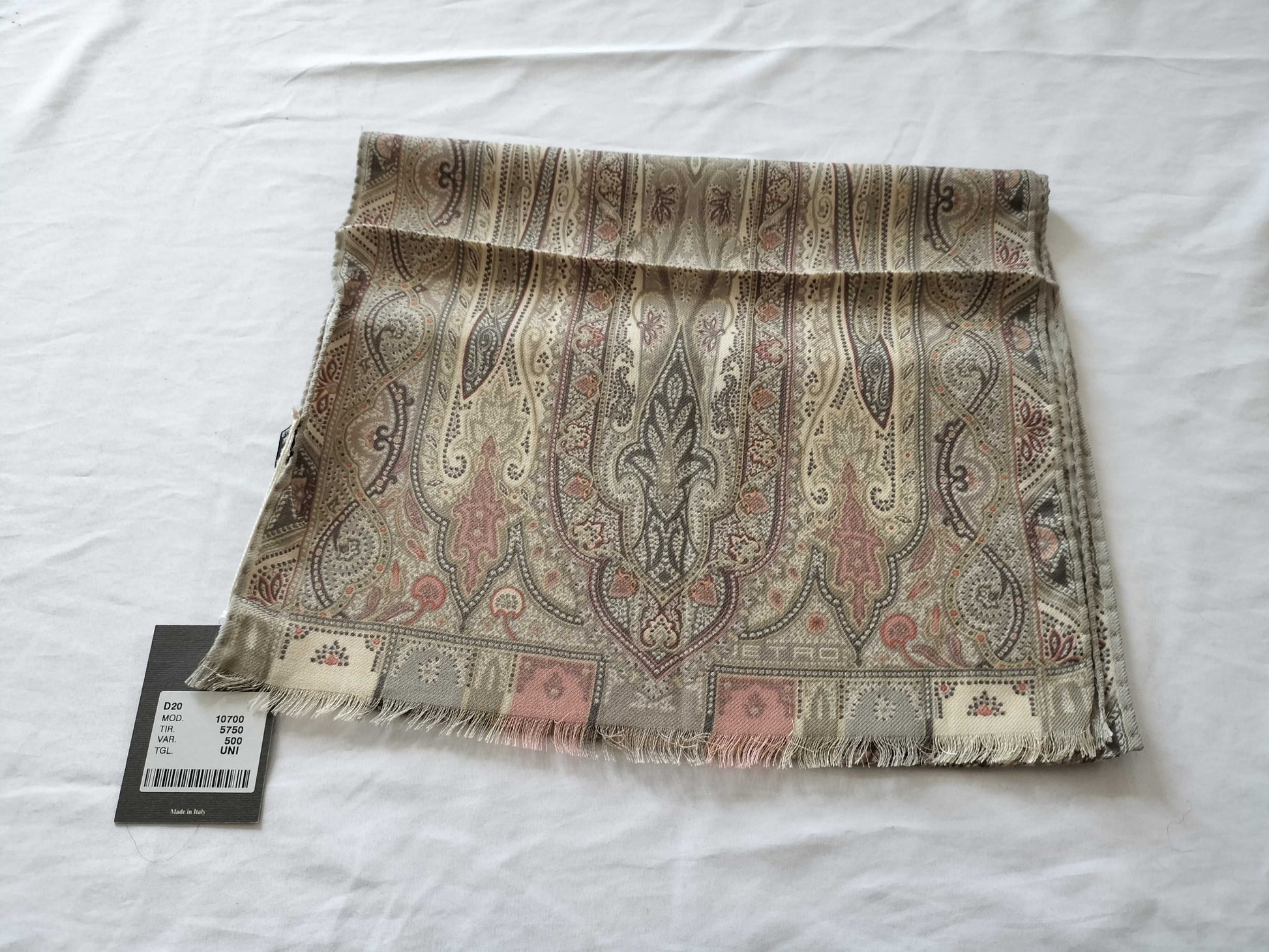 ETRO tagged scarf