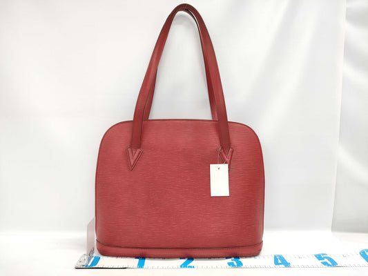 LOUIS VUITTON Epi Lussack Red Tote Bag
