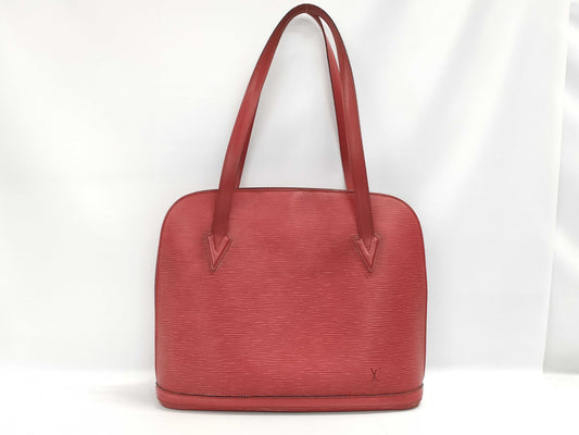 LOUIS VUITTON Epi Lussack Red Tote Bag