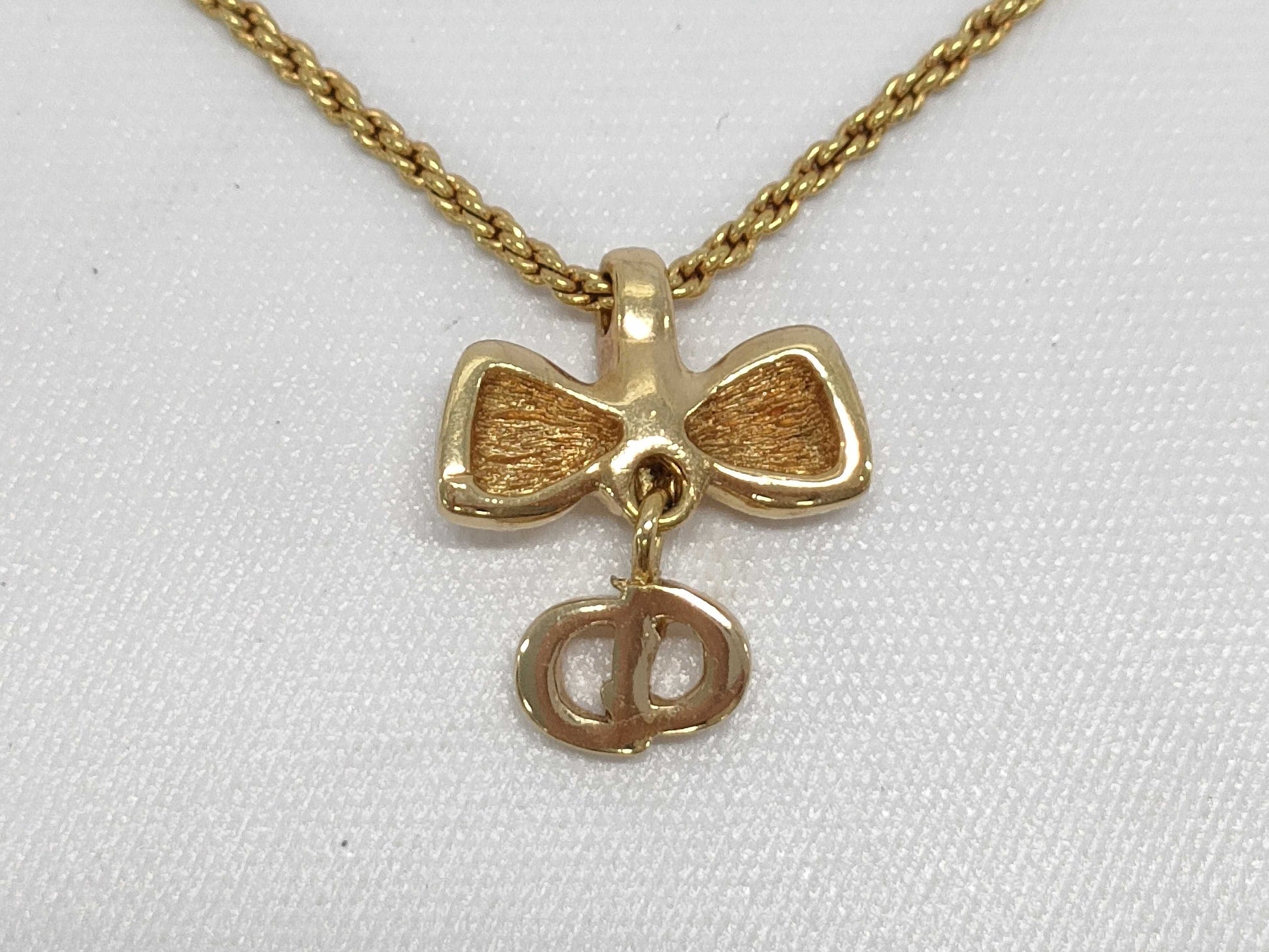 Dior Ribbon Necklace Necklace