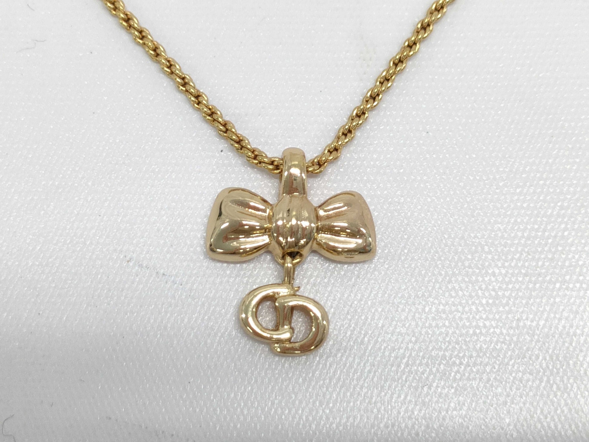 Dior Ribbon Necklace Necklace
