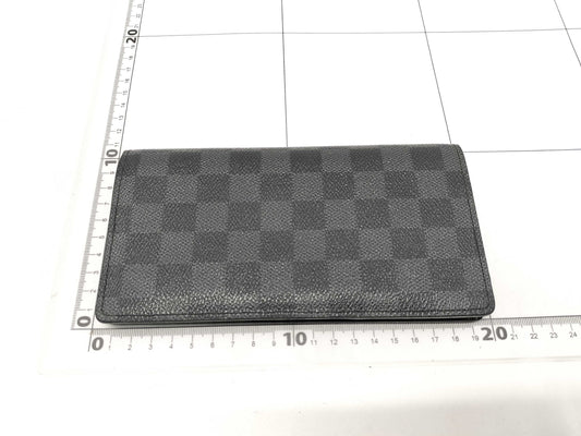 LOUIS VUITTON Damier N60017 Portefeuille Brazza Unused Wallet