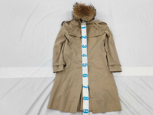 BURBERRY fur coat with tag
