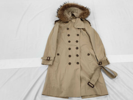 BURBERRY fur coat with tag