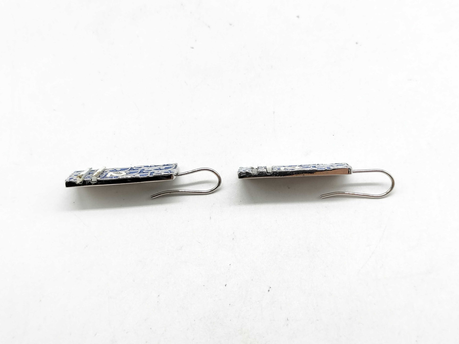 Dior blue earrings