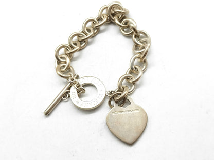 Tiffany & Co. 925 Return to Heart Tag Bracelet Bangle