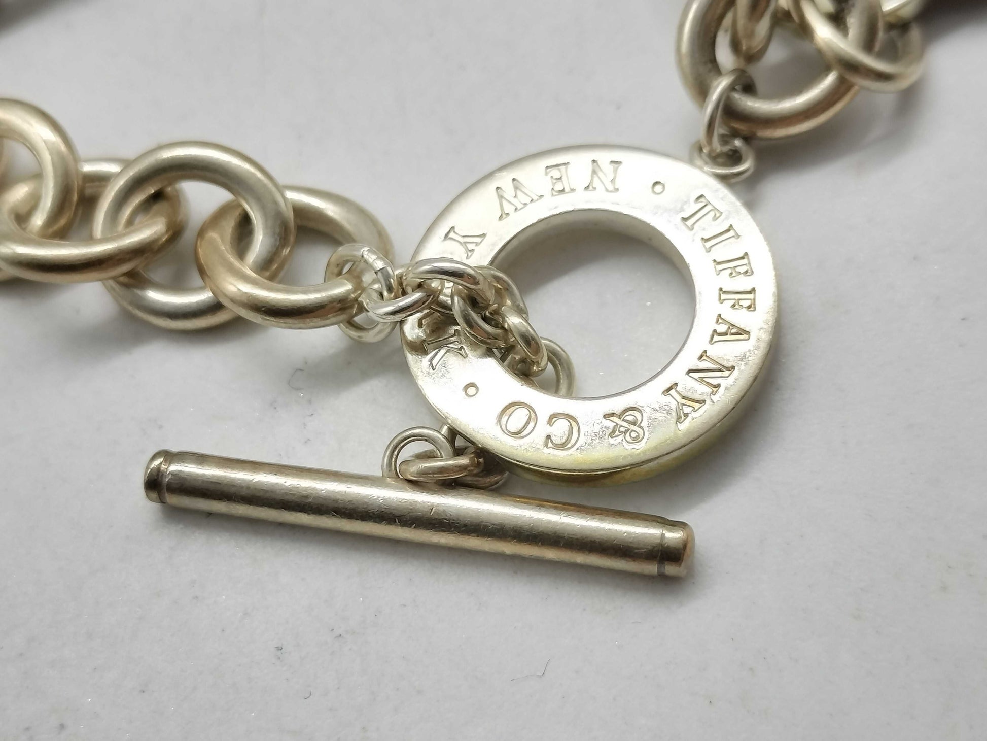 Tiffany & Co. 925 Return to Heart Tag Bracelet Bangle