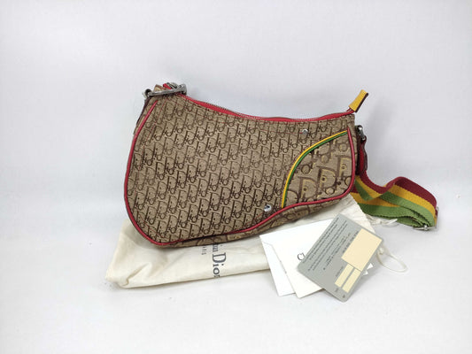 Dior Trotter Rasta Saddle Bag, No Engraving, Shoulder Bag