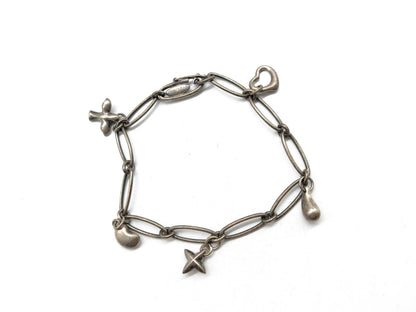 Tiffany & Co. Multi-Charm Bracelet, SV925, 11.5g