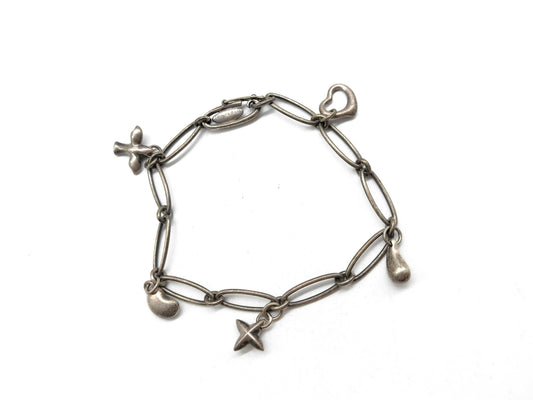 Tiffany & Co. Multi-Charm Bracelet, SV925, 11.5g