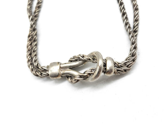 Tiffany & Co. Double Rope SV925 18.1g Bracelet/Bangle
