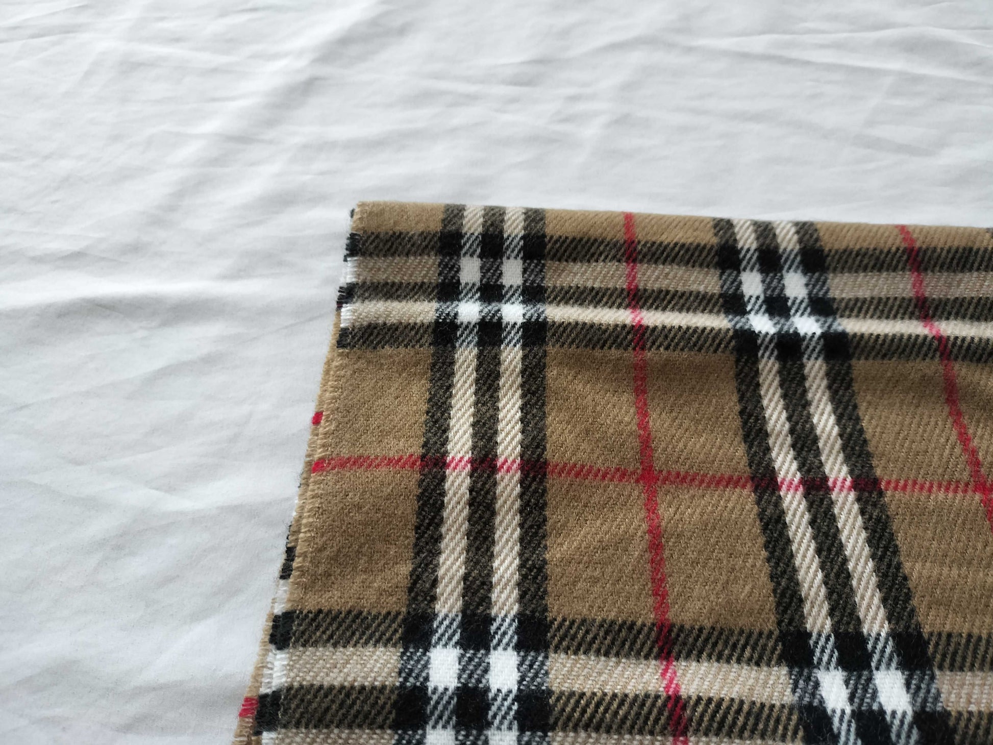 BURBERRY Nova Check Wool Scarf