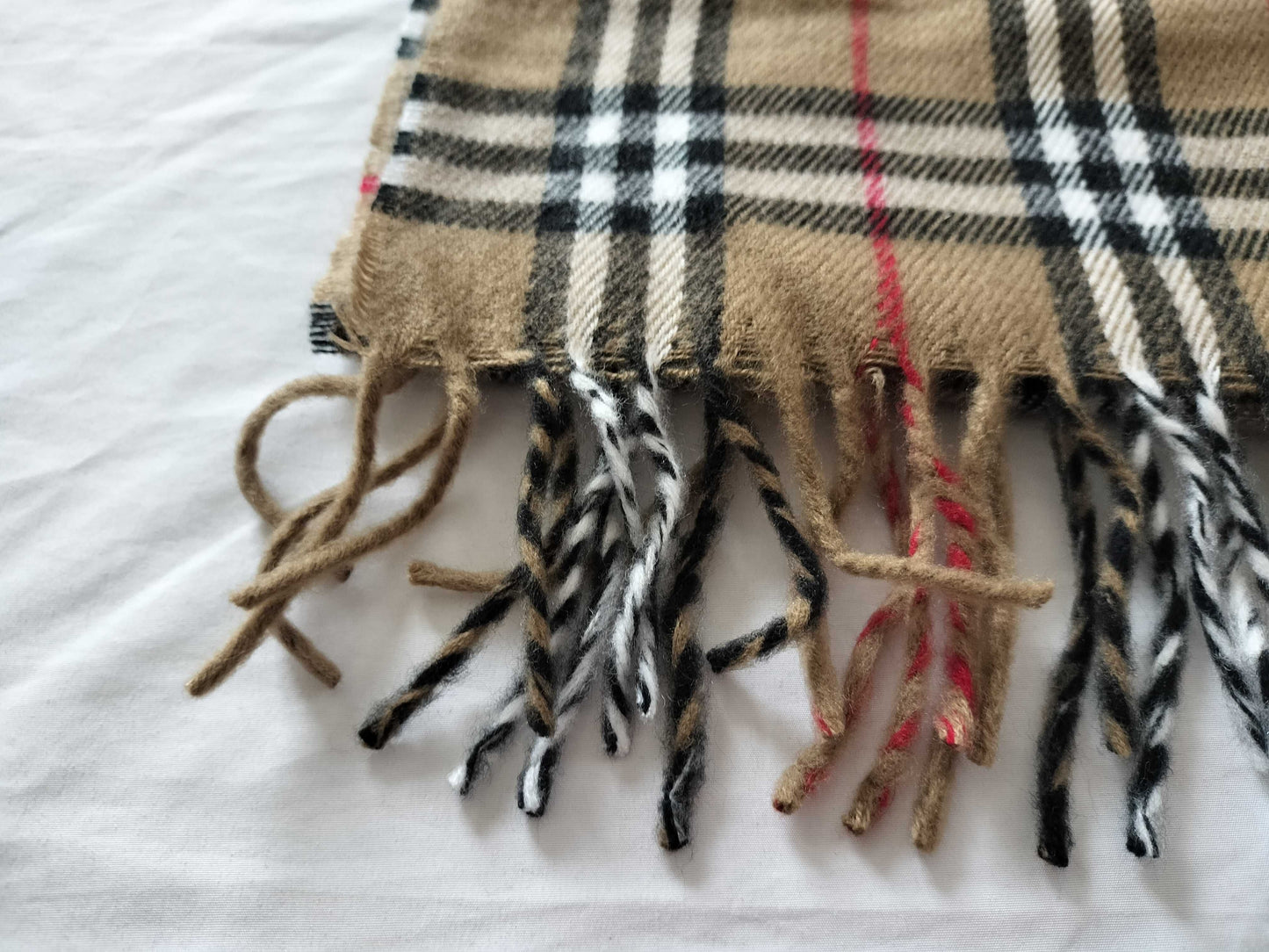 BURBERRY Nova Check Wool Scarf