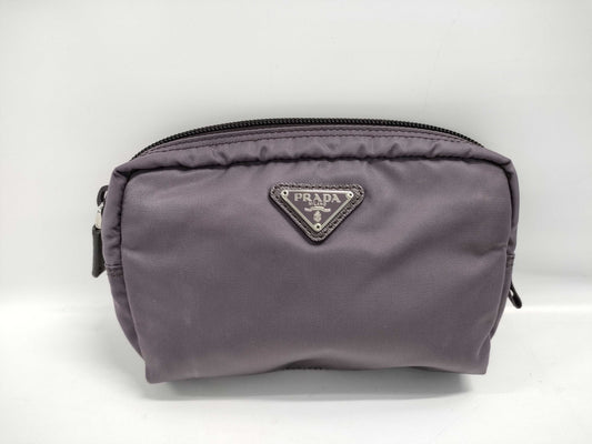 PRADA Nylon Pouch Purple Other Accessories