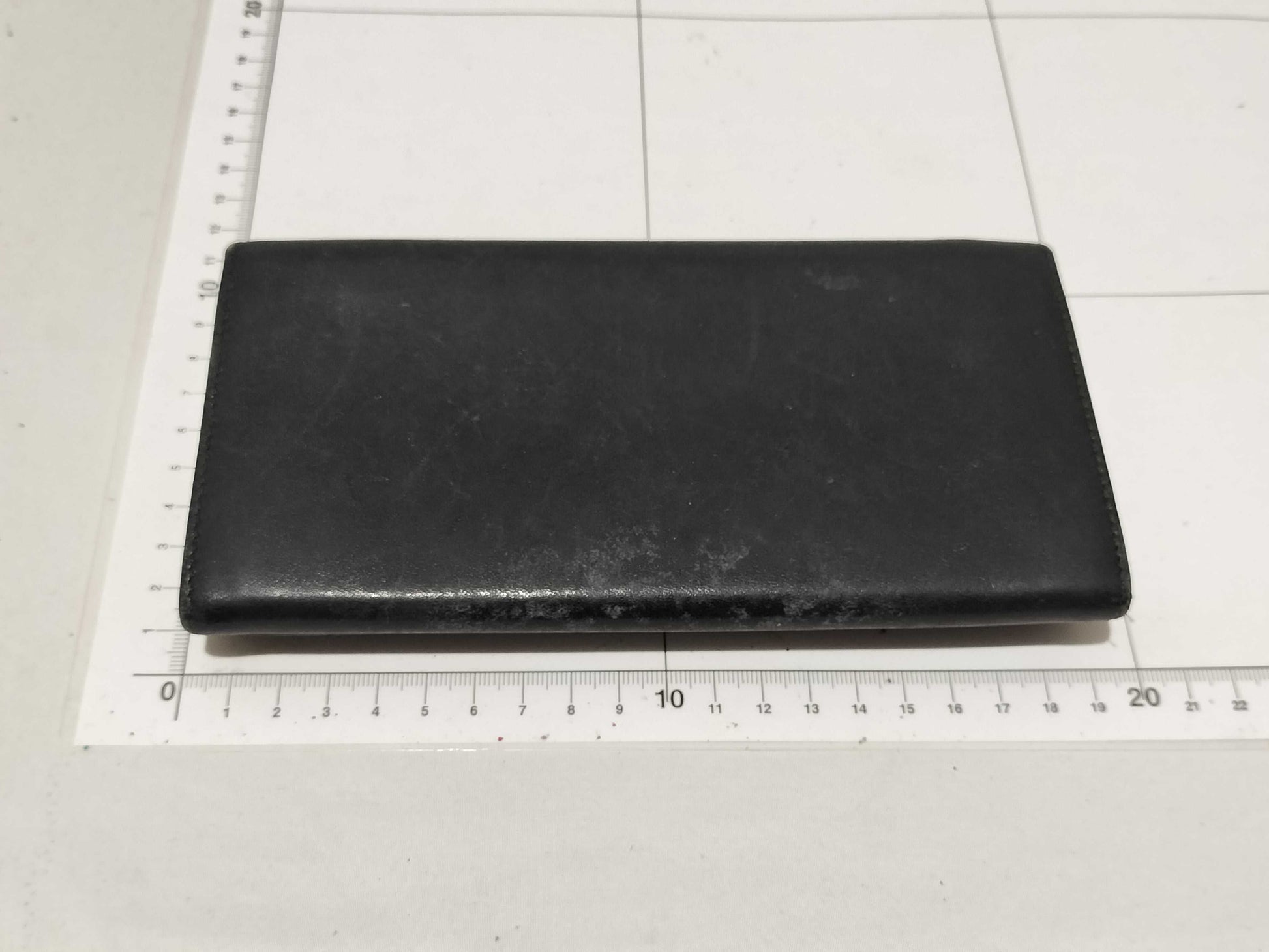 FENDI FENDI Leather Logo Long Wallet