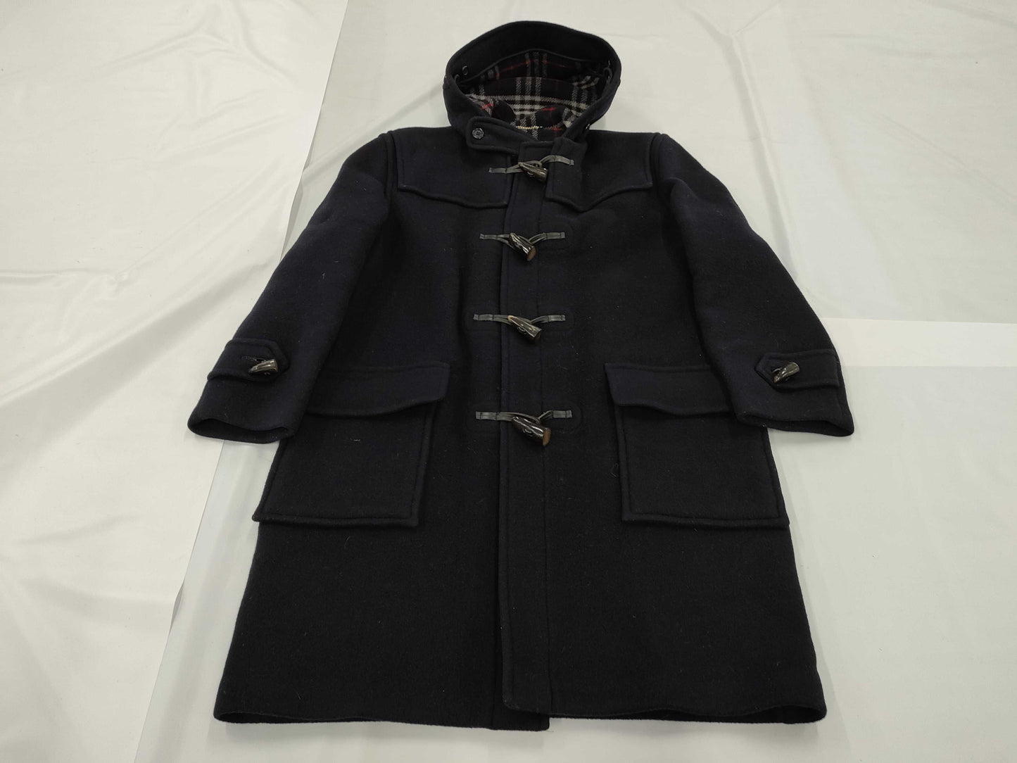 BURBERRY Checkered Lining Duffle Coat