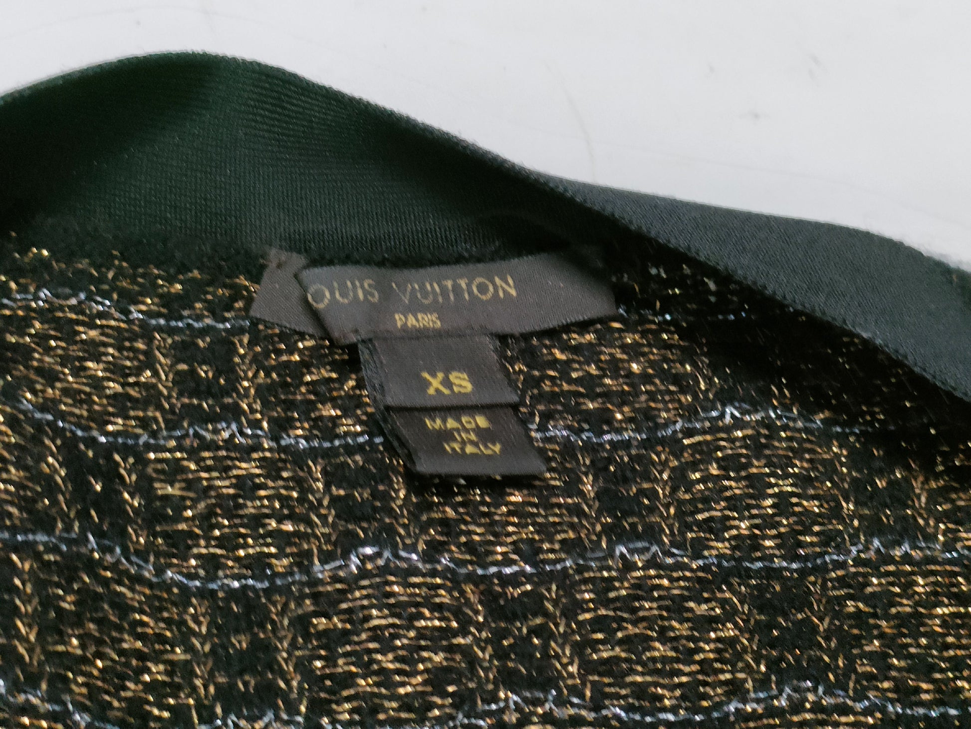 LOUIS VUITTON Damier Cardigan Cashmere Blend RW151A F7KC12OHU Cardigan